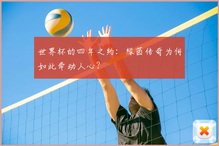 世界杯的四年之约:绿茵传奇为何如此牵动人心?